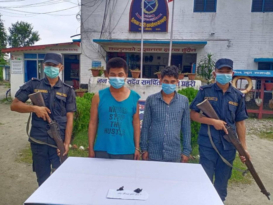 मोरङमा ब्राउन सुगर सहित झापाका २ जना पक्राउ