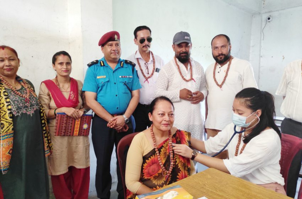 बिर्तामोड २ चैतुबारीमा स्वास्थ्य शिविर सम्पन्न