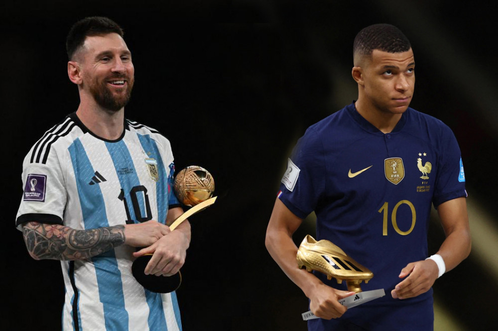 गोल्डेन बुट एम्बाप्पे र गोल्डेन बल मेस्सीलाई