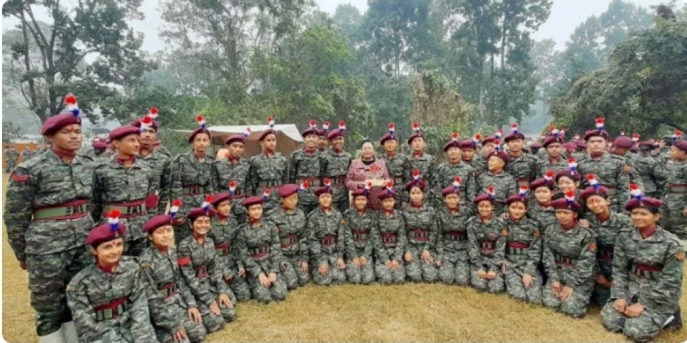 एनसीसीमा उत्कृष्ट चार उपाधी ल्याउन सफल स्वस्तिकाका विद्यार्थीलाई सम्मान