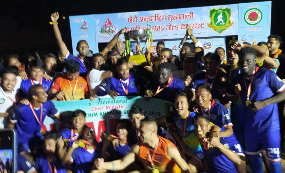 खप्तड गोल्डकपको उपाधि थ्री स्टारलाई