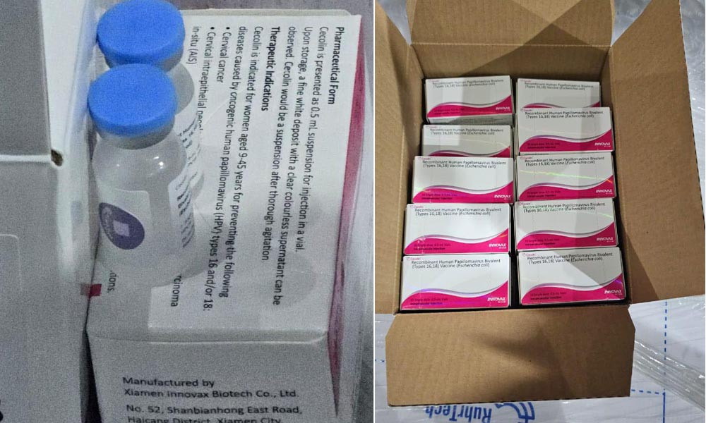 पाठेघरको मुखको क्यान्सर गराउने भाइरस विरुद्धको खोप आइपुग्यो