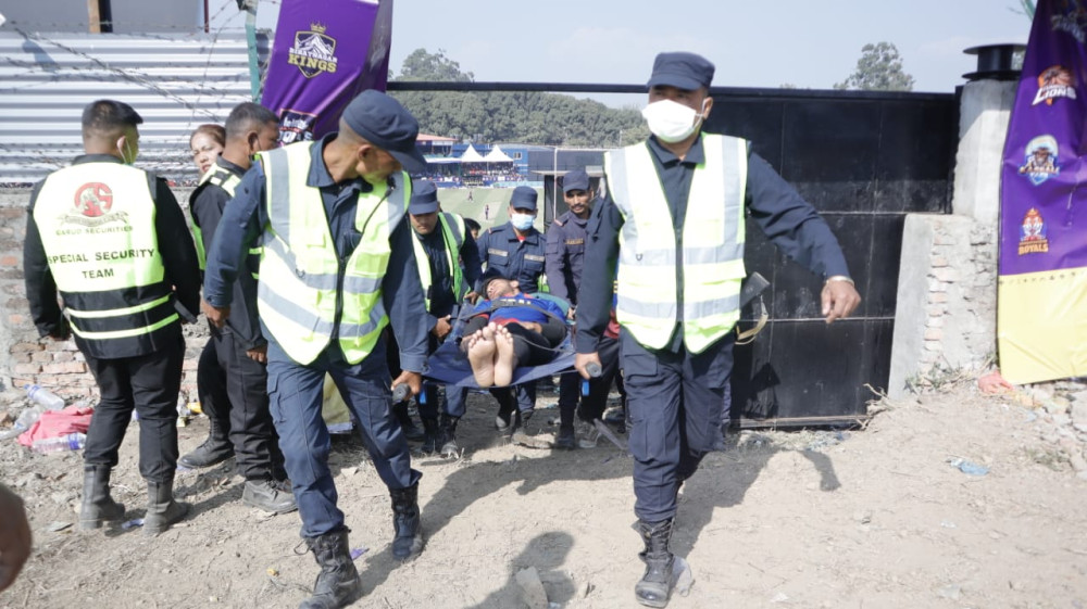 क्रिकेट हेर्न गएका ६ जना घाइते, दुई प्रहरी गम्भीर