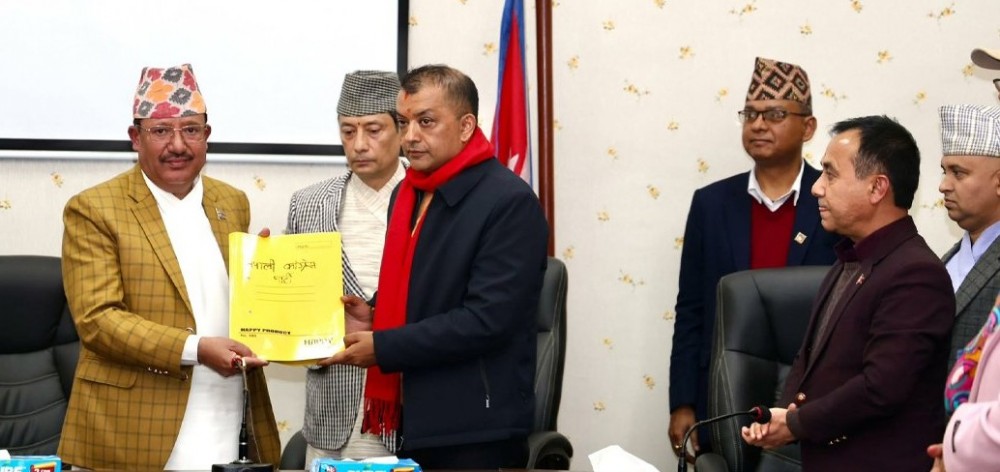 गगन थापा नेतृत्वको कांग्रेसलाई आयोगको मान्यता