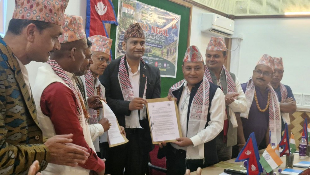 पर्यटन प्रवर्धन गर्न नेपाल र भारतका व्यवसायीबीच सम्झौता